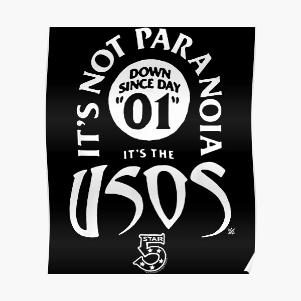 The Usos Posters Redbubble