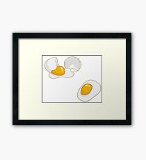 Egg Pattern Framed Print