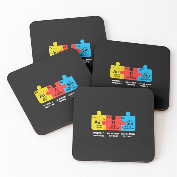 Item preview, Autism Elements Periodic Table Awareness ASD Men Women designed and sold by wolagaereli277.
