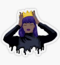 Purple Queen Transparent Sticker