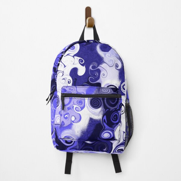 Item preview, Blue and White Spiral Swirls designed and sold by Quoppidou.