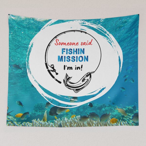 Item preview, Fishin Mission - Fishing  designed and sold by dsrdirect.