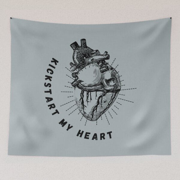 Item preview, Heart Valentine's Day Heart Kickstart My Heart designed and sold by HarrisonBarlow.