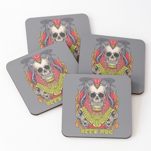 Item preview, Skull NEED HUG designed and sold by SolidEarthArt.