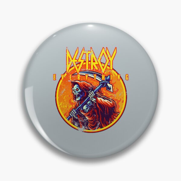 Item preview, Music Destroy everything - 80s metal designed and sold by HarrisonBarlow.