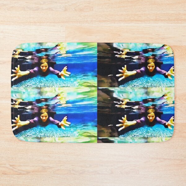Item preview, Diving in the clear blue and cold water of Sidamanik Baths, North Sumatra, Indonesia designed and sold by CDMCustom.
