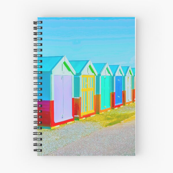 Item preview, Row of Beach Huts  - Anime Style designed and sold by RW Jemmett.
