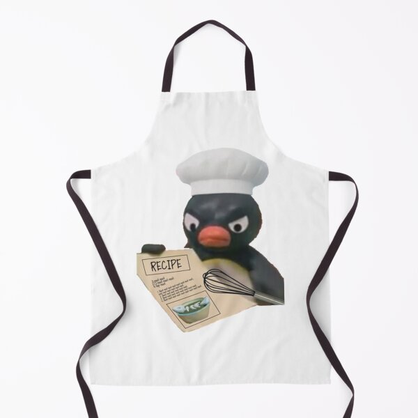 Item preview, Angry Pingu Cooking  designed and sold by DoorMatisyn.