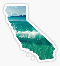 California Waves Sticker