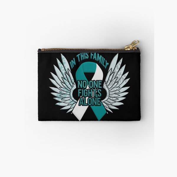 Item preview, In This Family No One Fight Alone graphic Cervical Cancer design designed and sold by Merchking1.