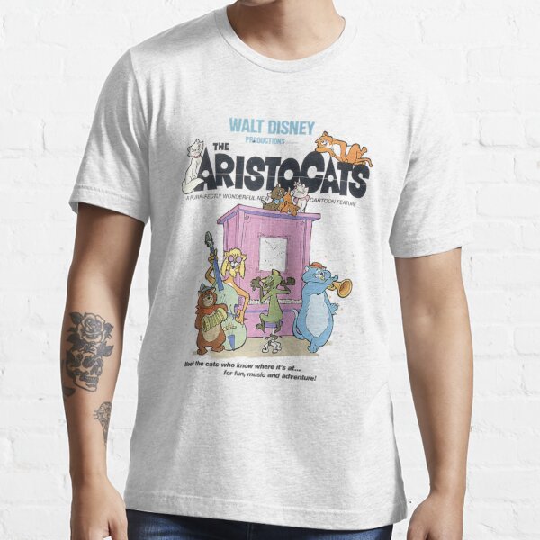 Disney The Aristocats Cats Playing Piano Raglan Baseball Tee Essential  T-Shirt for Sale by AkilomiLokiasji