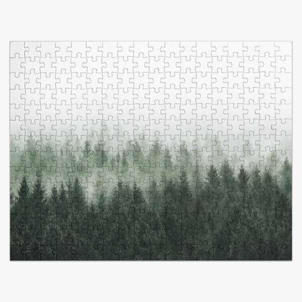 Item preview, High And Low // Should Be A Fine Misty Fairytale Wilderness Forest With Cascadia Trees Covered In Magic Light And Fog designed and sold by Tordis Kayma.