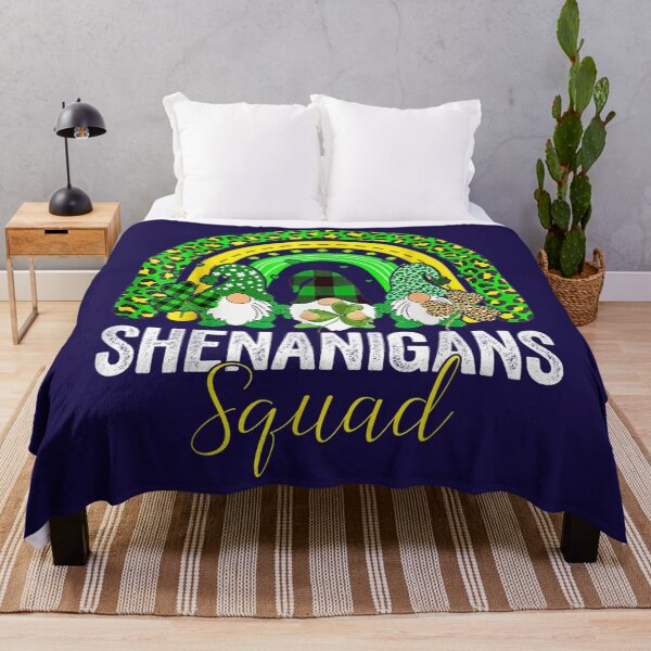 Item preview, Shenanigans Squad Irish Gnomes Rainbow St Patricks Day designed and sold by AkilomiLokiasji.