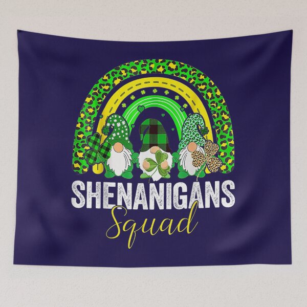 Item preview, Shenanigans Squad Irish Gnomes Rainbow St Patricks Day designed and sold by AkilomiLokiasji.