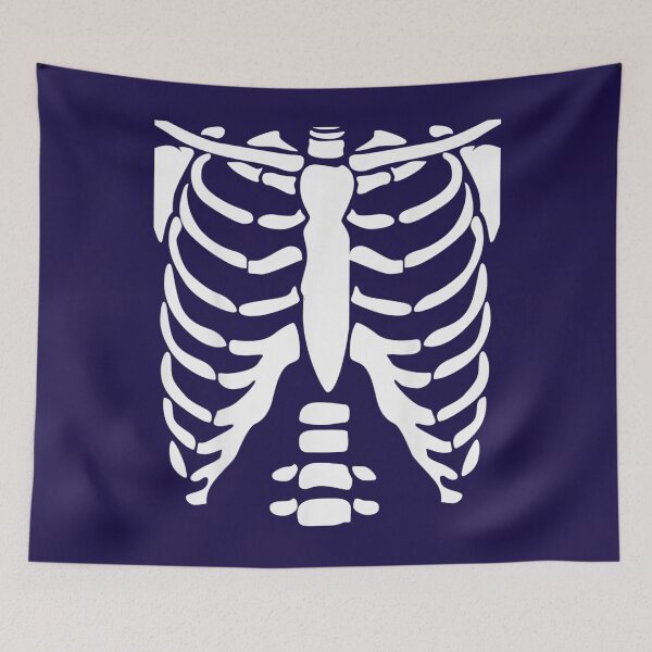 Item preview, SKELETON SHIRT  Halloween Costume Rib cage Anatomy designed and sold by AkilomiLokiasji.
