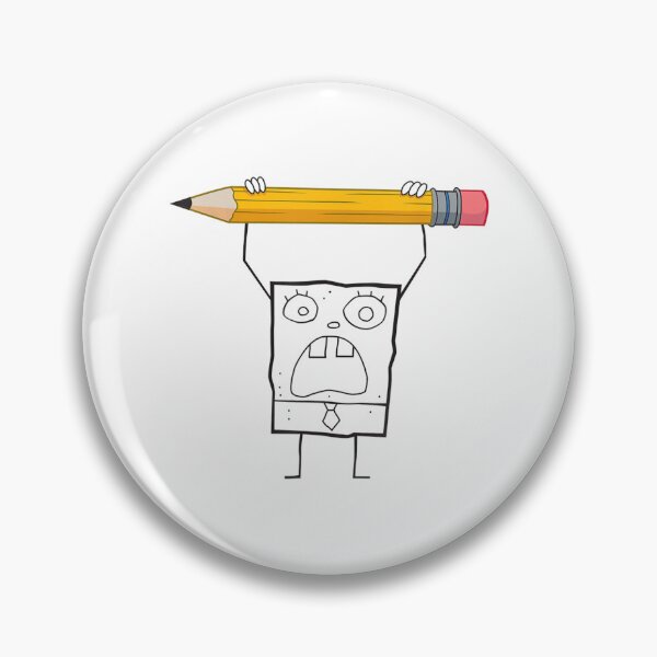 Item preview, SpongeBob SquarePants DoodleBob Pencil Yell Simple designed and sold by AkilomiLokiasji.