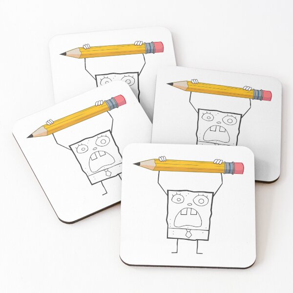 Item preview, SpongeBob SquarePants DoodleBob Pencil Yell Simple designed and sold by AkilomiLokiasji.
