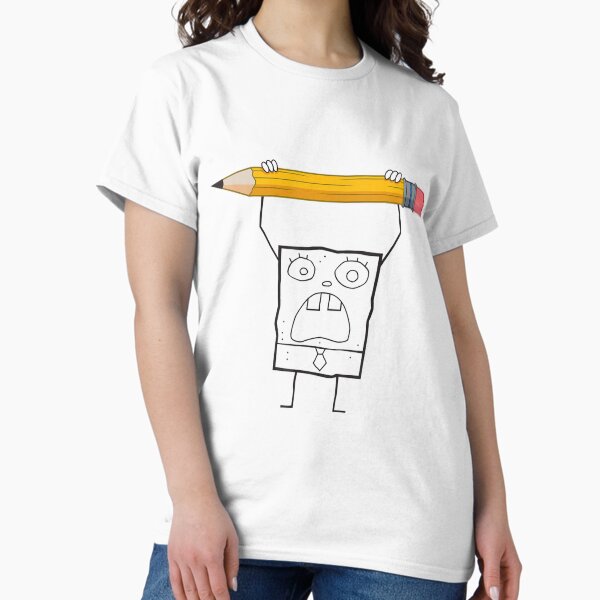 Item preview, SpongeBob SquarePants DoodleBob Pencil Yell Simple designed and sold by AkilomiLokiasji.