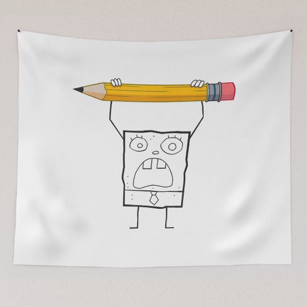 Item preview, SpongeBob SquarePants DoodleBob Pencil Yell Simple designed and sold by AkilomiLokiasji.