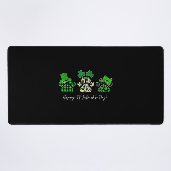 Item preview, St Patrick Day Paw leopard shamrock Cat Dog Mom designed and sold by AkilomiLokiasji.