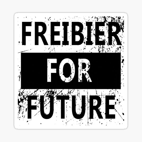 Freibier for Future Bar Küche Pub Sprüche Biergarten Hängeschild Schild C0280 