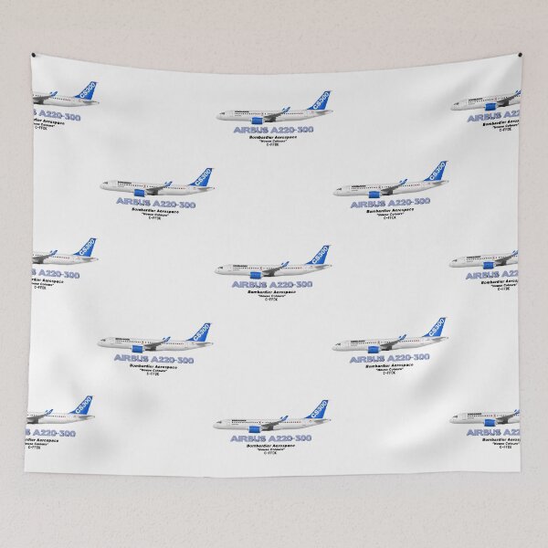 Item preview, Airbus A220-300 - Bombardier House Colours  designed and sold by ktJ2pWY.