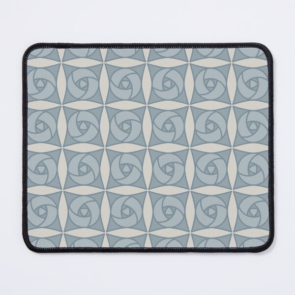 Item preview, Geometric Pattern: Nouveau Rose: Bluestone designed and sold by Red Wolf.