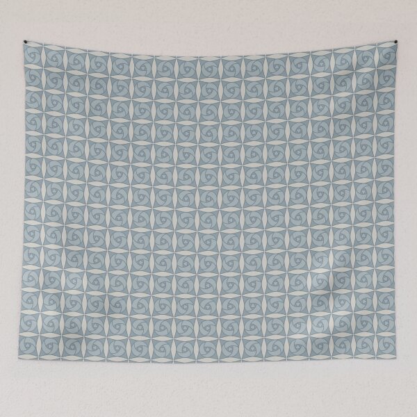 Item preview, Geometric Pattern: Nouveau Rose: Bluestone designed and sold by Red Wolf.