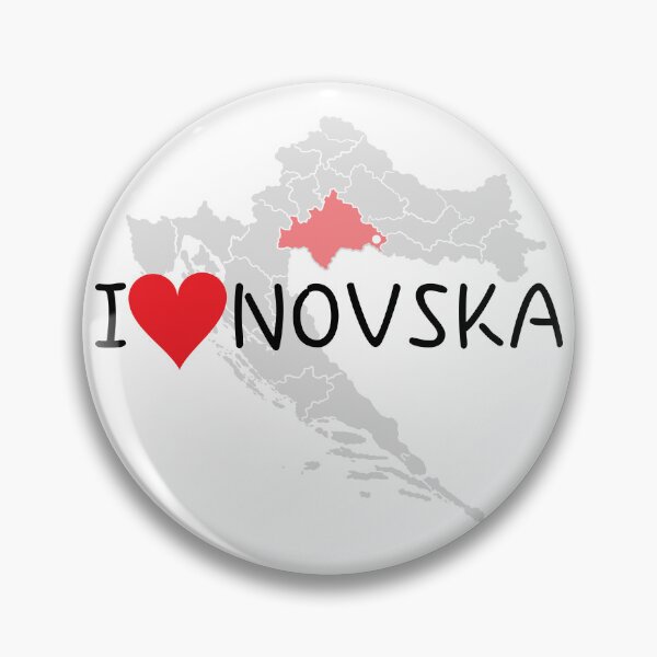 Item preview, "I Love Novska" designed and sold by MC Art Studio.