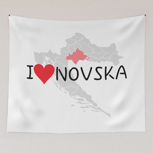 Item preview, "I Love Novska" designed and sold by MC Art Studio.
