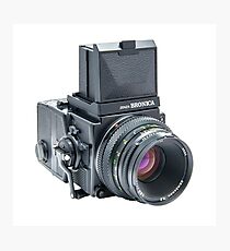 Zenza Bronica ETRSi Medium Format Film Camera & 75mm Lens Vintage / Retro / Analogue photography / Old School Pro! Photographic Print