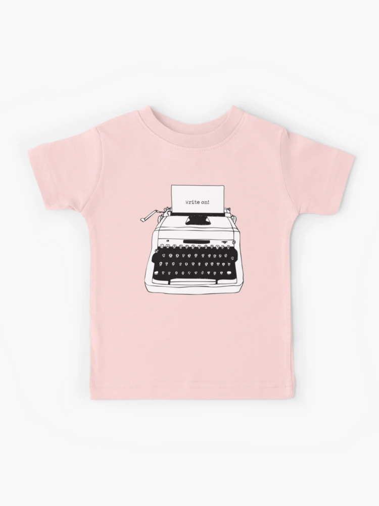 Write On Typewriter Kids T-Shirt for Sale by Karl Whitney