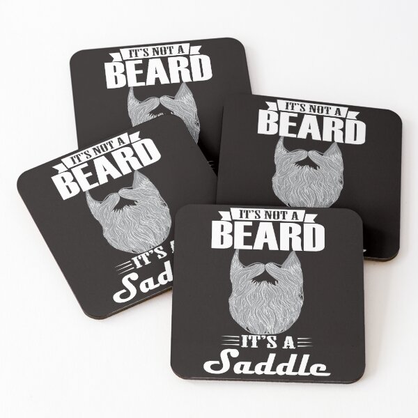 Item preview, Its Not A Beard Its A Saddle designed and sold by Culveays.