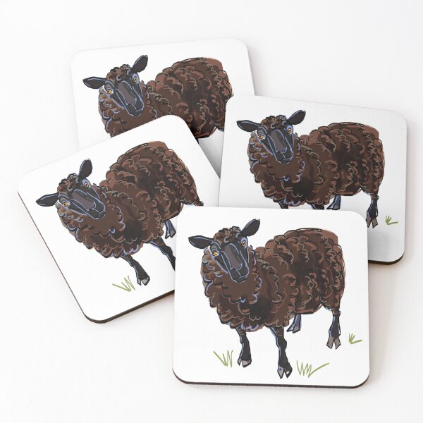 Item preview, Sheep pattern in White designed and sold by EskTuulispaa.
