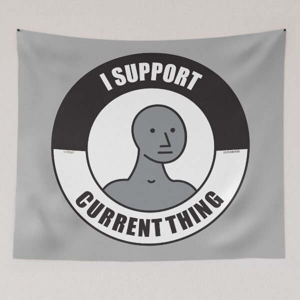 Item preview, I support current thing by Roley designed and sold by RoleyShop.