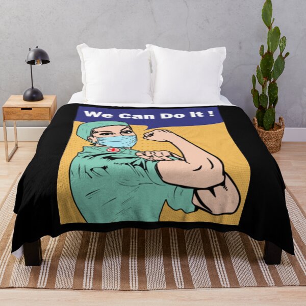 Item preview, We Can Do It Nurse Against Coronavirus designed and sold by BufFord71.
