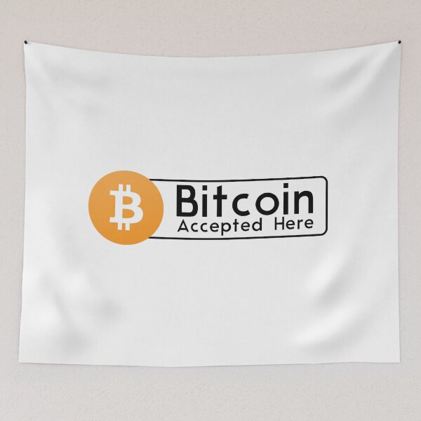 Item preview, BITCOIN ACCEPTED HERE designed and sold by Crypto Pirates.