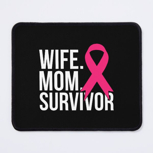 Item preview, Mom Wife Survivor Breast Cancer Awareness designed and sold by GreenFarm2022.