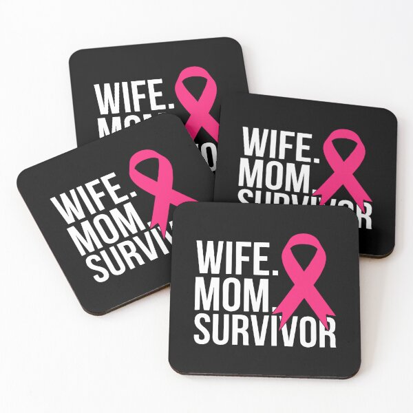Item preview, Mom Wife Survivor Breast Cancer Awareness designed and sold by GreenFarm2022.