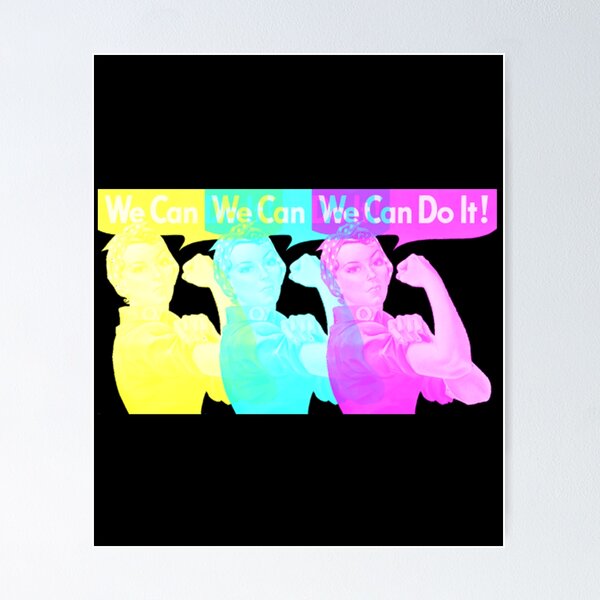 Item preview, We Can Do It CMY designed and sold by BufFord71.