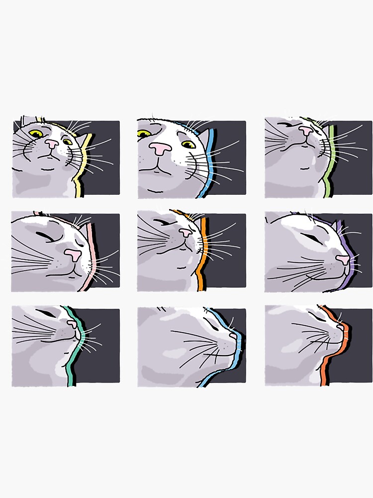 cat-vibing-meme-catjam-cat-vibing-to-music-sticker-by-xiirq1657