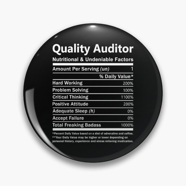 Item preview, Quality Auditor T Shirt - Nutritional And Undeniable Factors Gift Item Tee designed and sold by miraschroe.