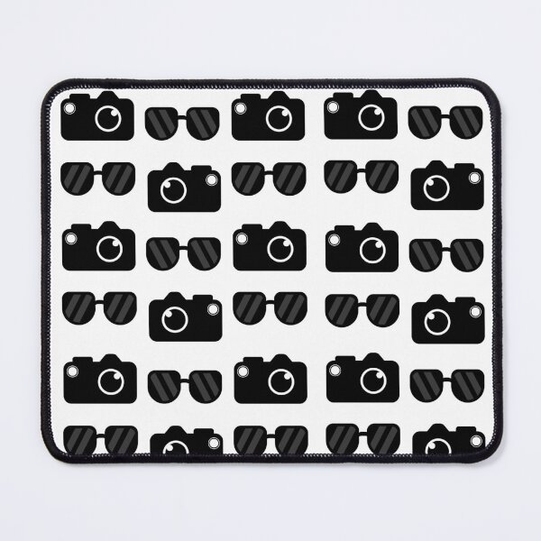 Item preview, Cool seamless pattern with cute retro cameras and sunglasses designed and sold by Colorfulandfun.