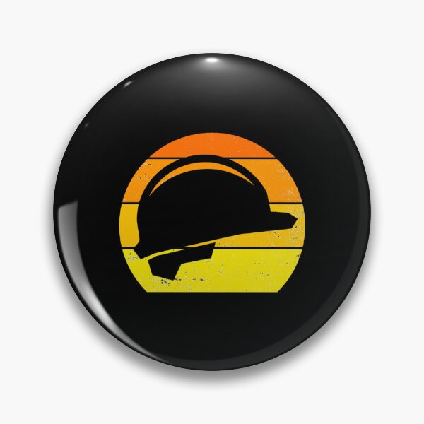Item preview, cool retro sunset hardhat, vintage hard hat, engineer gift   designed and sold by HardhatDesign.
