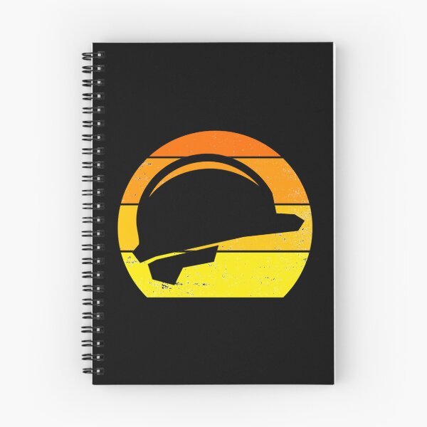 Item preview, cool retro sunset hardhat, vintage hard hat, engineer gift   designed and sold by HardhatDesign.