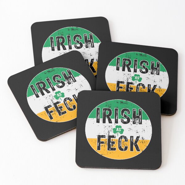 Item preview, Irish As Feck T-Shirt Saint Patrick Day Gift Costumed designed and sold by Rachiirt.