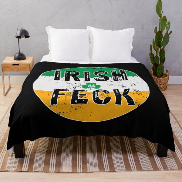 Item preview, Irish As Feck T-Shirt Saint Patrick Day Gift Costumed designed and sold by Rachiirt.