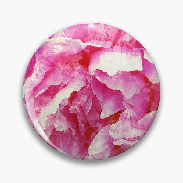Artikelvorschau, Rosa Pfingstrosen-Aquarell-Mischtechnik entworfen und verkauft von TrenaGabert.