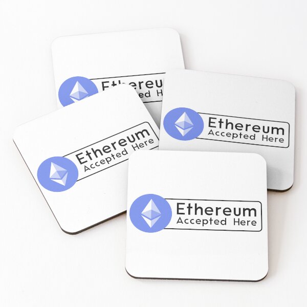 Item preview, ETHEREUM ACCEPTED HERE designed and sold by Crypto Pirates.