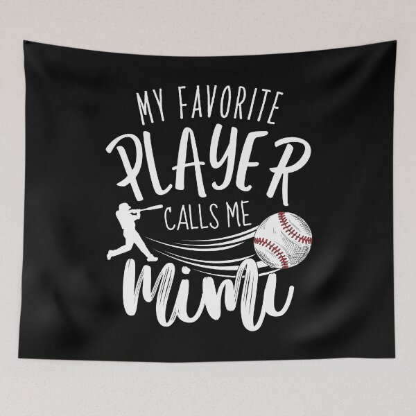 Item preview, My Favorite Player Calls Me Mimi - Baseball (Gift for Grandma) designed and sold by i-longmanshop.